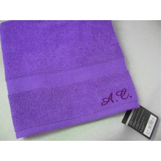 Badetuch mit Monogrammstickerei