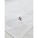 Serviette 40 x 40 cm mit Monogramm