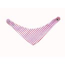 Wendehalstuch mit Polka Dots in wei&szlig;